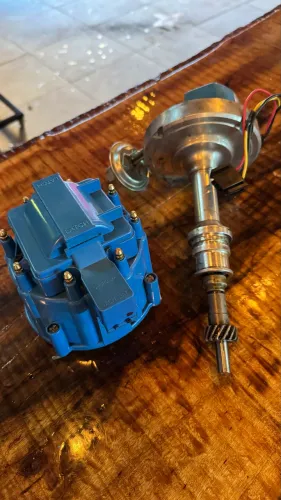Distribuidor eletrônico Hei e Cabos de vela Ford V8 302