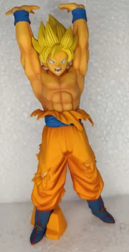 Action Figure Goku Super Saiyajin Genki Dama - Dragon Ball Z - Estátua Banpresto