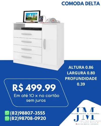 Cômoda delta em promoção 