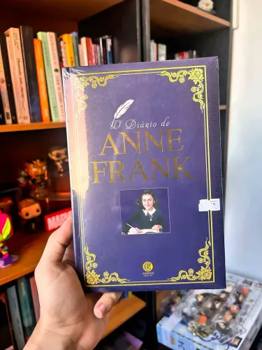 Livro O diário de Anne Frank em edição de luxo capa dura (Novo - Lacrado)