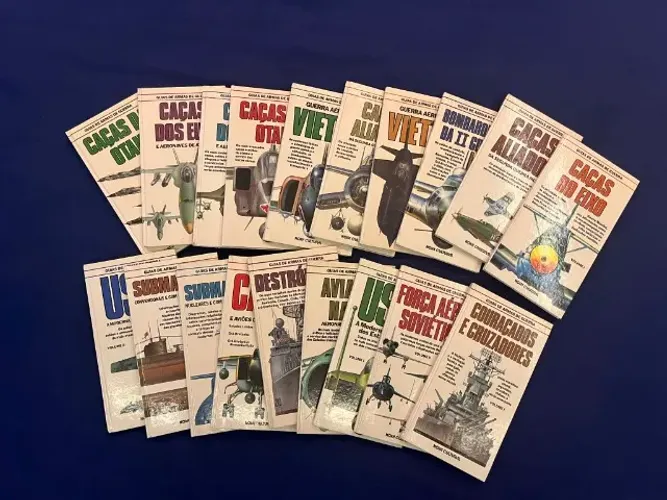 Coleção de livros - guia armas de guerra - nova cultural