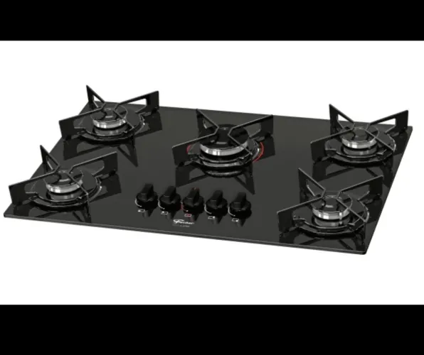 Cooktop Gás Fischer 5 Bocas Tripla Chama Fit Line