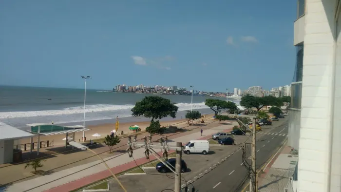Apartamento Frente ao mar aluguel temporada Guarapari Praia do Morro 