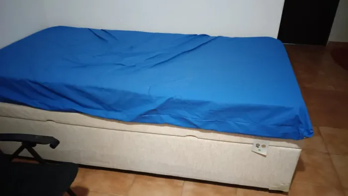 Cama solteiro baú boxe