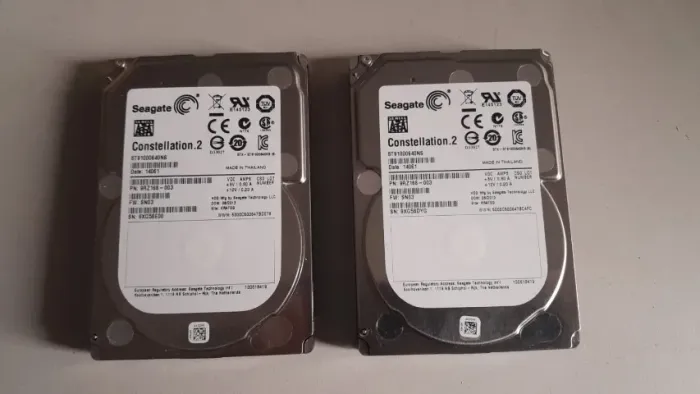 2 unidades Hd 1TB Seagate Sata 2.5 7200 rpm para uso em notebook ou PC