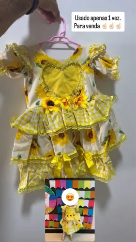 Vestido infantil 1-2 anos