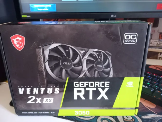 Placa de vídeo rtx 3050 8gb msi