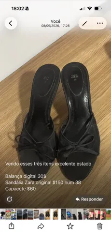 Tamanco Zara semi novo