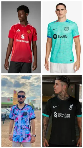 Kit 4 Camisas Tai 1:1 Tamanho GG- Queima de Estoque