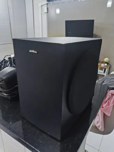 Conjunto caixas de som e Sub Woofer Britania