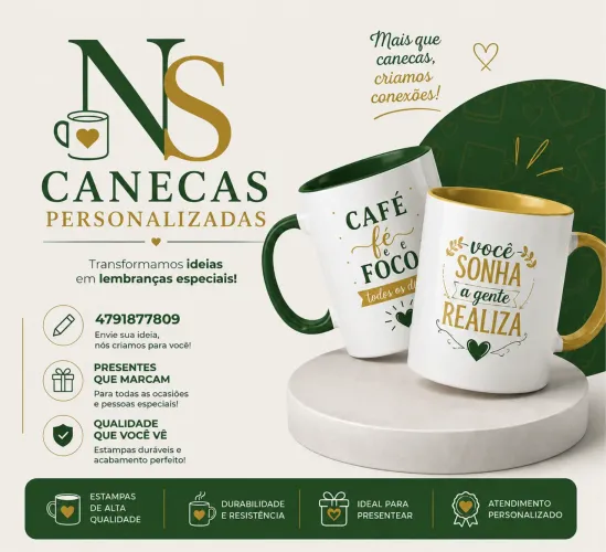 Canecas personalizadas 