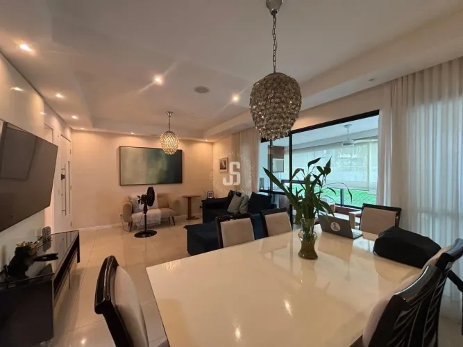 Apartamento 3 quartos para locação em Alphaville, mobiliado, 2 vagas e varanda gourmet