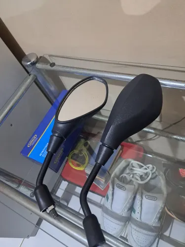 Par Retrovisor Bmw F800 Gs Fixo Lente Convexa Honda