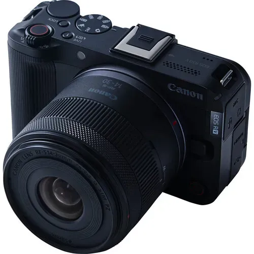 Canon EOS R50 V Mirrorless Camera com lente 14-30mm f/4-6.3 Lens