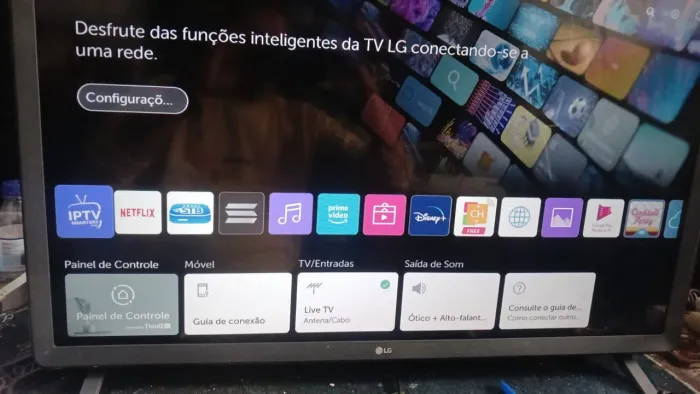 Vendo tv smartv de 32 polegadas funcionando perfeitamente da LG