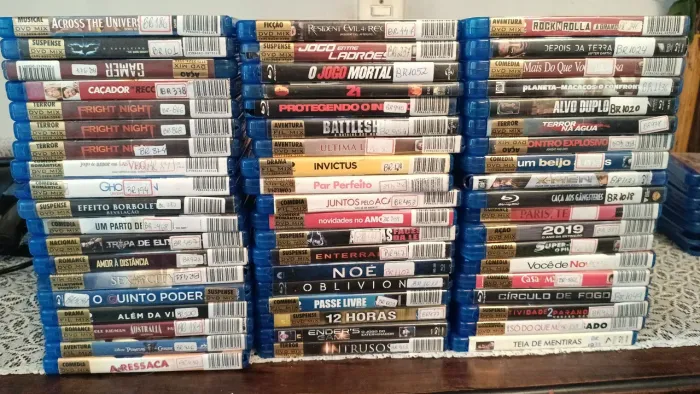 Vendo Blu Ray diversos a partir de 25 reais cada 