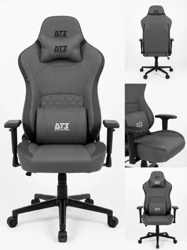 Cadeira Gamer DT3 Sports Grigio (Tecido Cinza/Preto