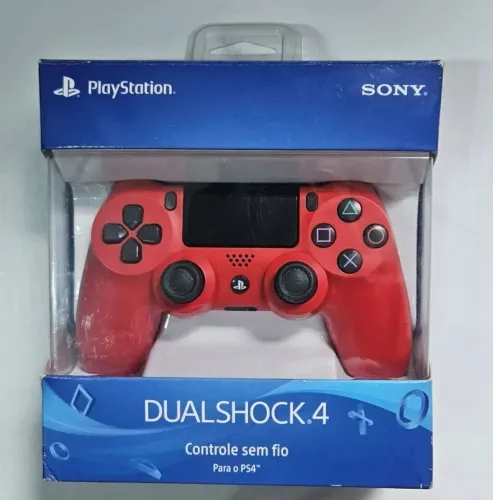 Controle ps4 Original vermelho Dualshock ps4