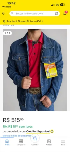 Jaqueta Jeans Wangler GG