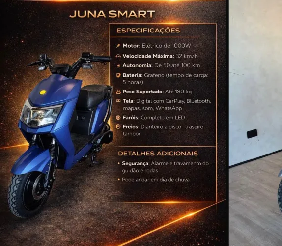 Vendo moto elétrica muito nova