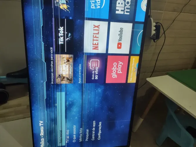 Tv 4k Roku 50 polegadas para concertar