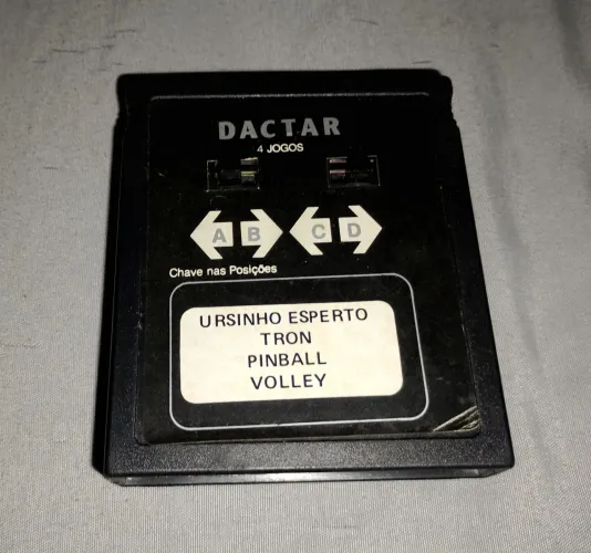 Jogo Dactar 4 em 1 pra Atari 2600 / Dactar / CCE