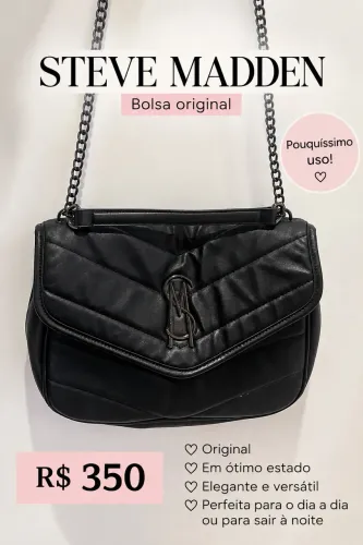 Bolsa Steve Madden pouquíssimo uso