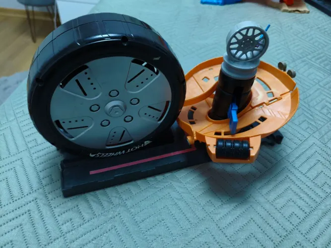 Pista Hotwheels Borracharia Lançador + Brinde