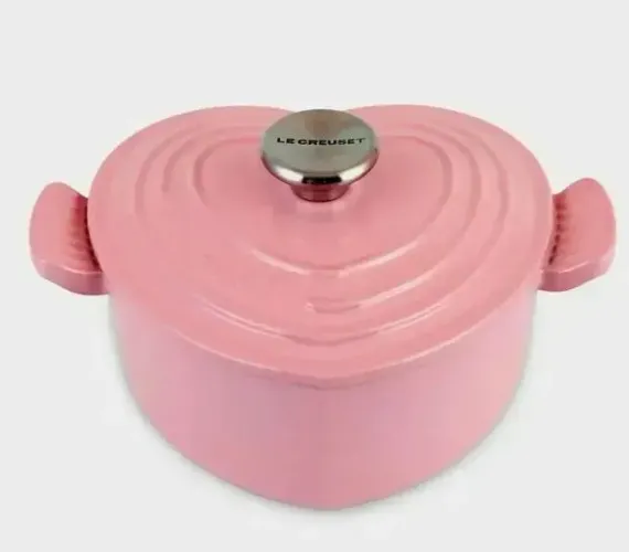 Panela Coração Rosa Le Creuset