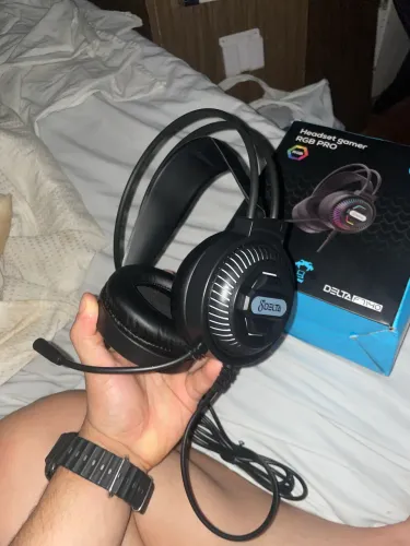 Fone headset gamer RGB pro delta