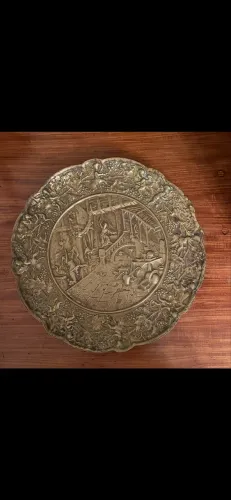 Par de Pratos Antigos de Parede / Medalhões - Importados Alemanha