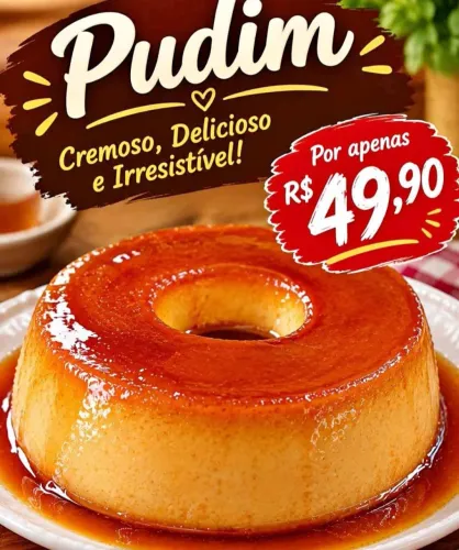 Pudim por encomenda