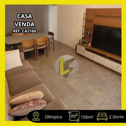 Casa com 2 dormitórios à venda, 156 m² por R$ 1.400.000,00 - Olímpico - São Caetano do Sul