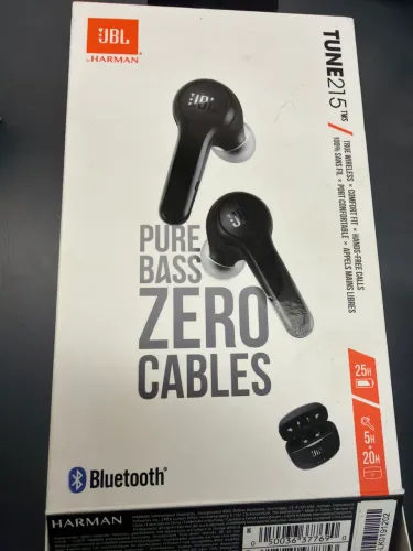 Fone Bluetooth JBL Tune 215 TWS - Pure Bass | Sem Fio