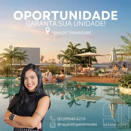 Studio à venda em Tamandaré | 150m do mar | Preço de oportunidade