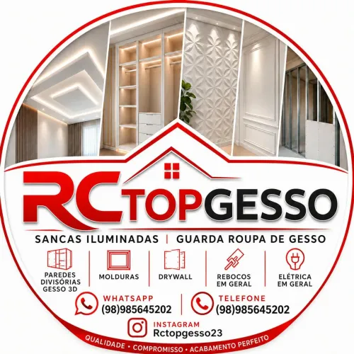 Gesso e elétrica 