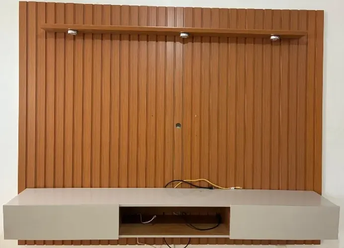 Painel rack para sala, moderno e de excelente qualidade