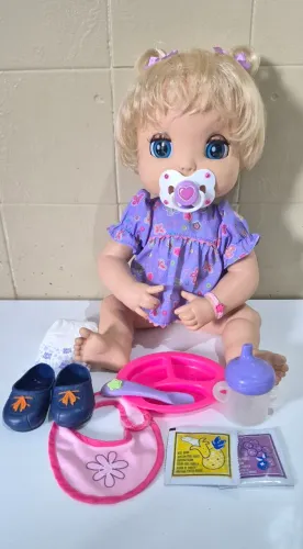 Boneca baby alive linda surpresa rocha