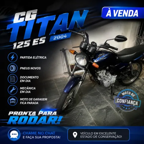 Honda CG 125 Fan 2004 - Muito Conservada!