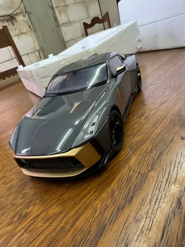 Nissan Gt-50 Diecast cinza 1:18