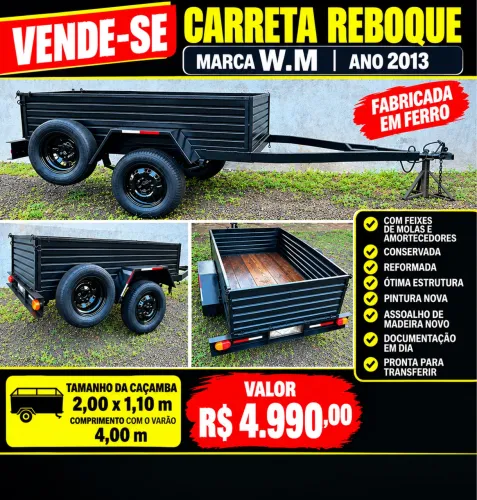 Carretinha Reboque
