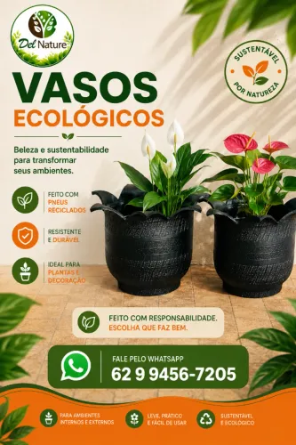 Vasos Ecológicos Artesanais