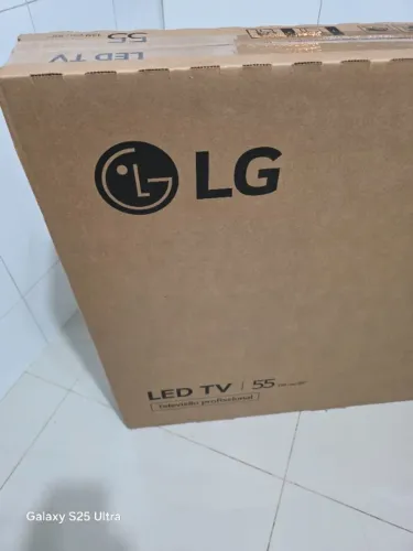 TV LG 55" LED 4K UHD Smart Pro 55AU801C0SA, Nova, Nota Fiscal