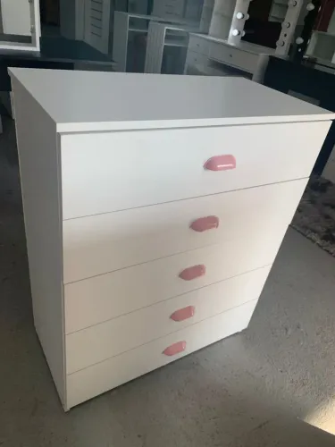 Cômoda organizadora em mdf 5 gavetas