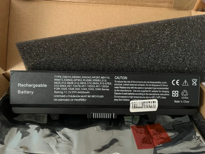 Bateria computador recarregável compatível com Dell