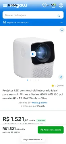 T2 Max projetor
