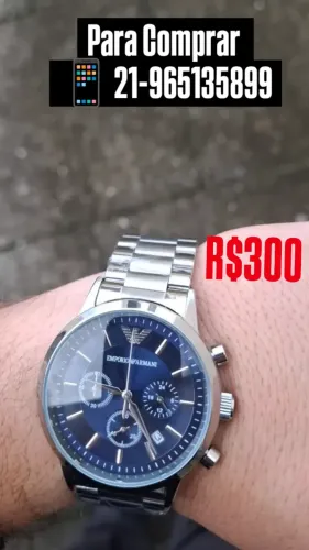 Relógio EMPORIO ARMANI TODO FUNCIONAL _ ENTREGAMOS