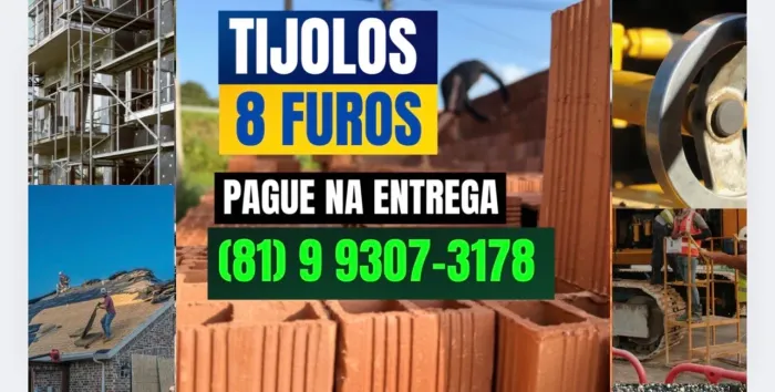 Tijolo tijolos de fábrica - Tipo direto da fábrica para toda região