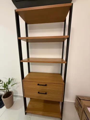 Estante para livros industrial MDF