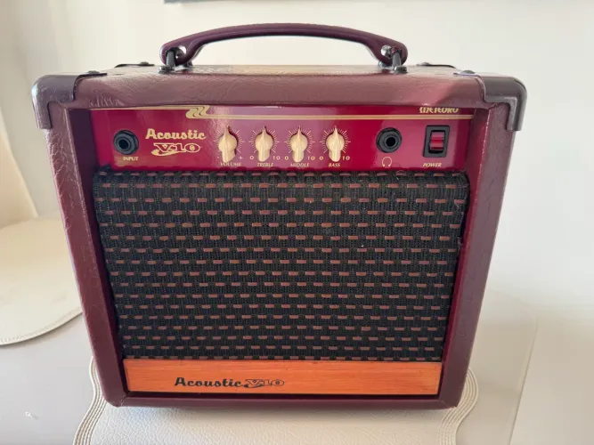 Amplificador Cubo Elétrico Acústico V10 Meteoro